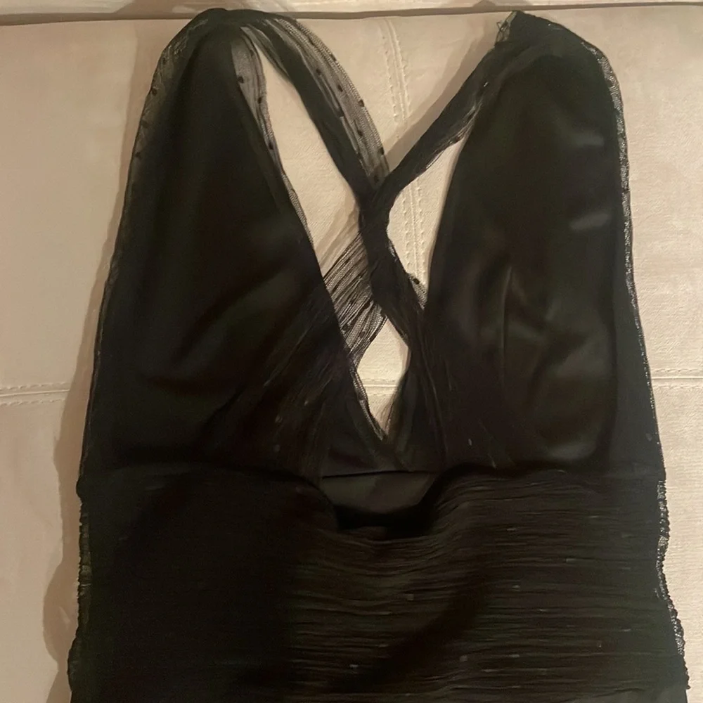 Zara polka dot mesh bodysuit size L - Picture 9 of 9